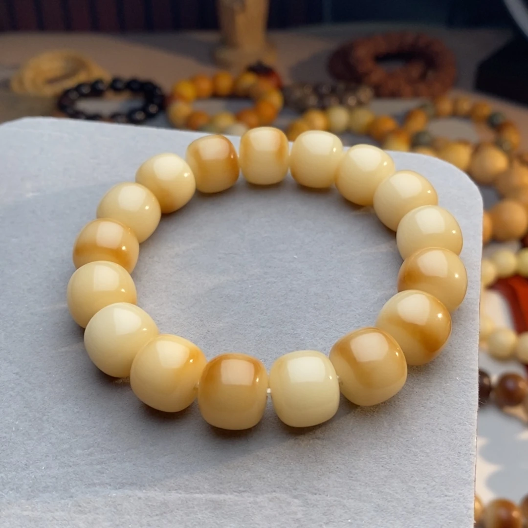 菩提根/象牙果吊坠13×14玉化炭烧