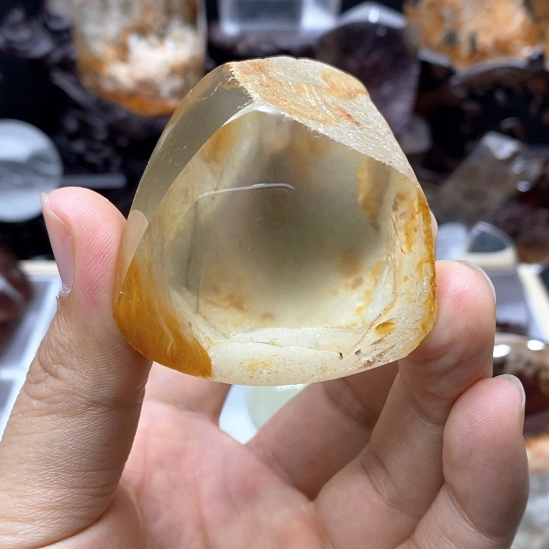 水晶未镶嵌车挂水晶