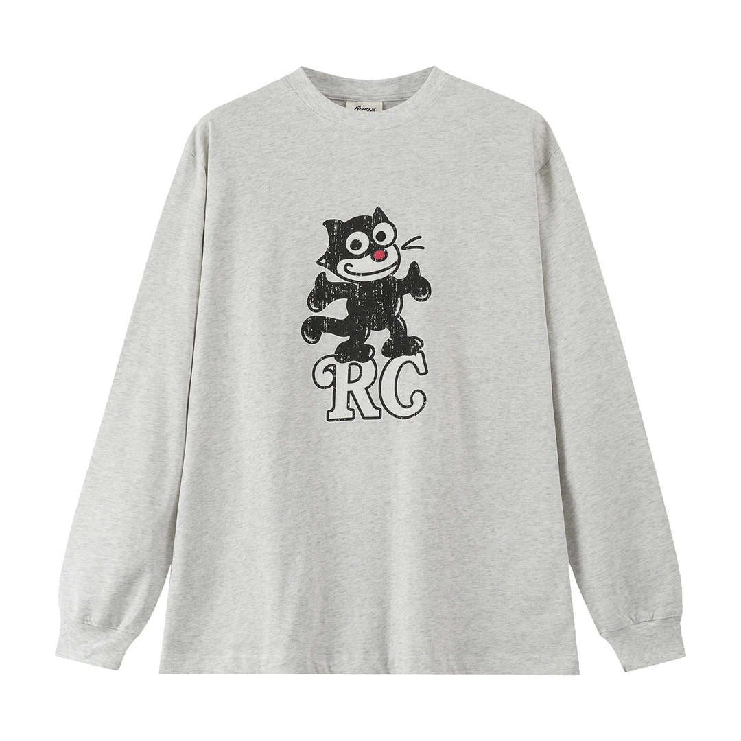 L|REOCHA热呈基础长袖vs小李diss艾志恒易建联TEE上衣纯棉卫衣