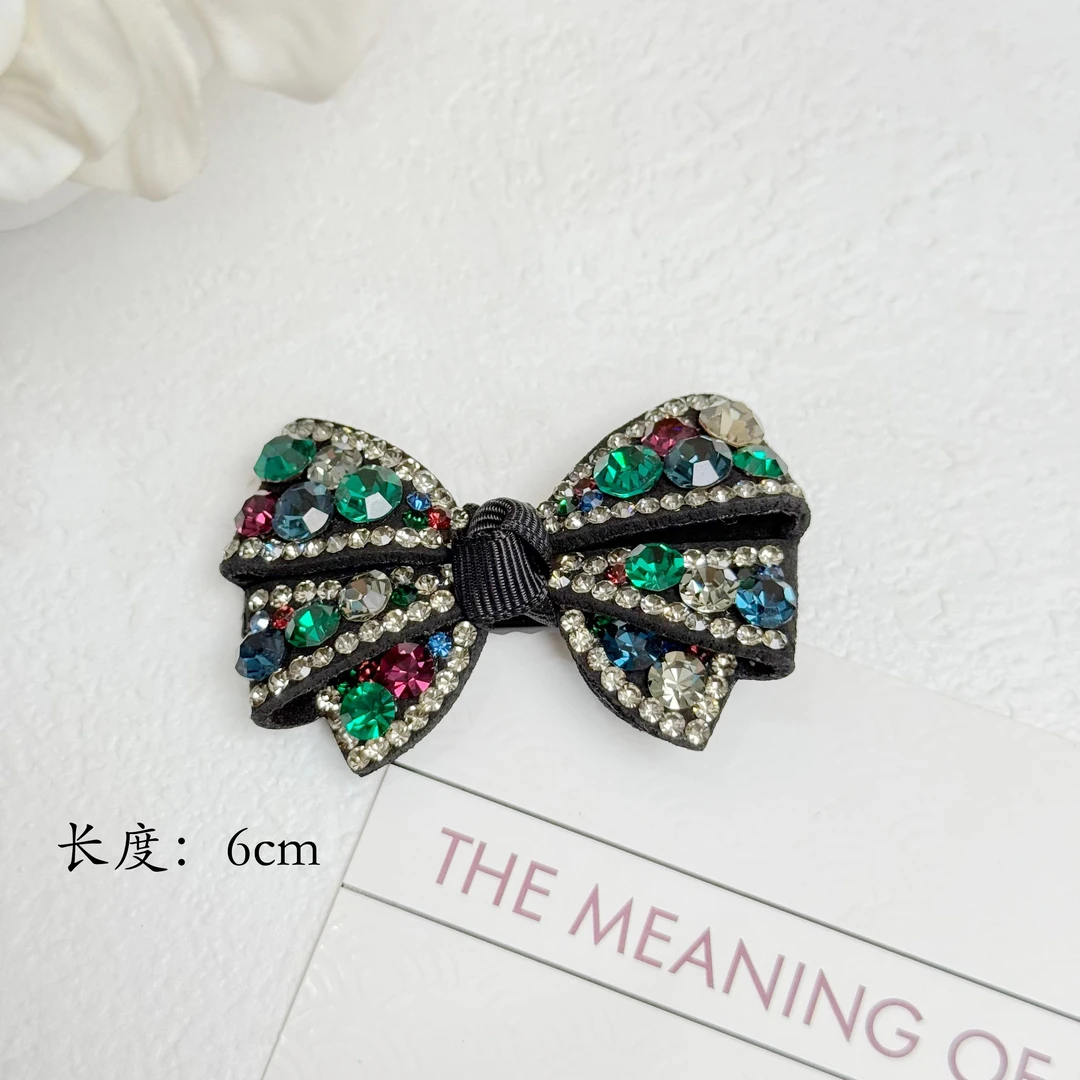 BAOSHATI/宝莎缇F-599满钻炫彩色鸭嘴夹