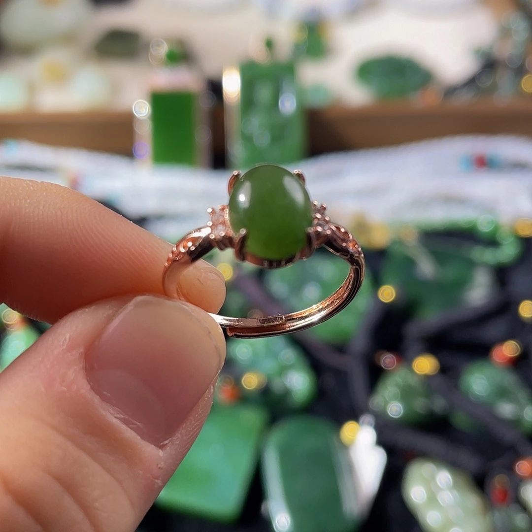 和田玉（糖玉）未镶嵌戒指