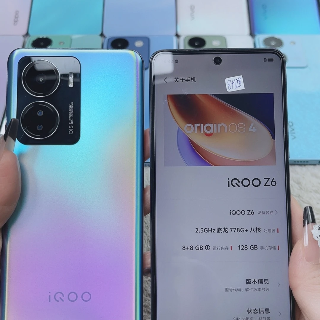准新品vivo iQ00Z6 蓝色 黑色 8+128 带NFC