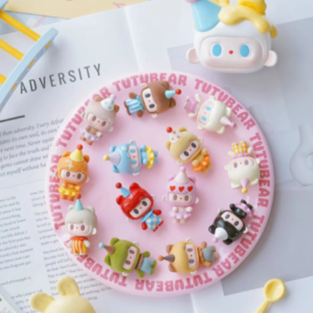 【kixin-三连嘎大转盘】TUTUBEAR兔兔与熊童心游乐园系列萌粒盲盒