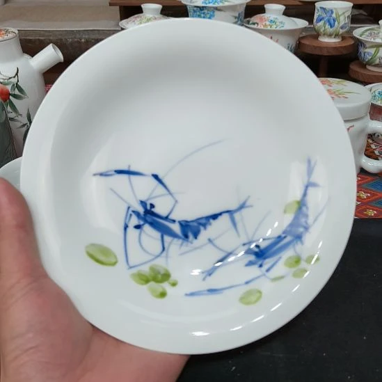 摆件陶瓷景德镇手工手绘高温瓷器