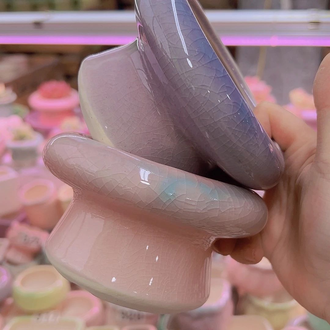 陶瓷花盆当场满12包邮