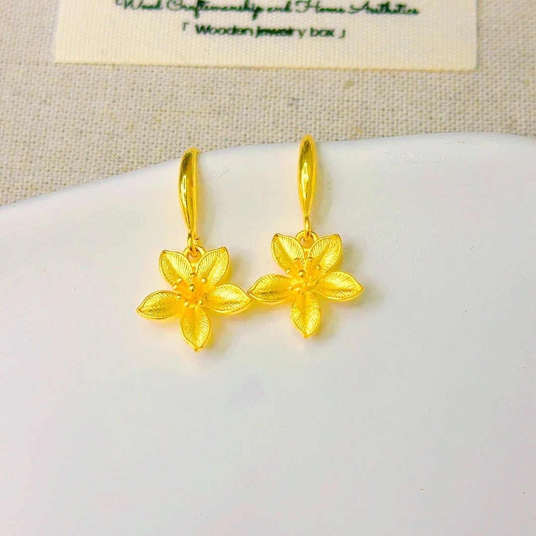 耳钩小花耳钩首饰340