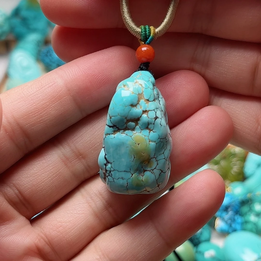 未镶嵌绿松石珠宝奇石