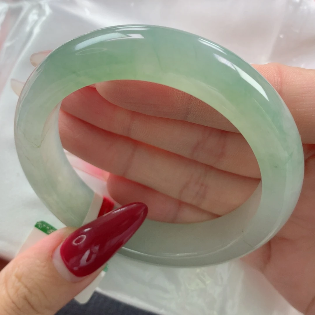 未镶嵌手镯翡翠缅甸天然翡翠A货54