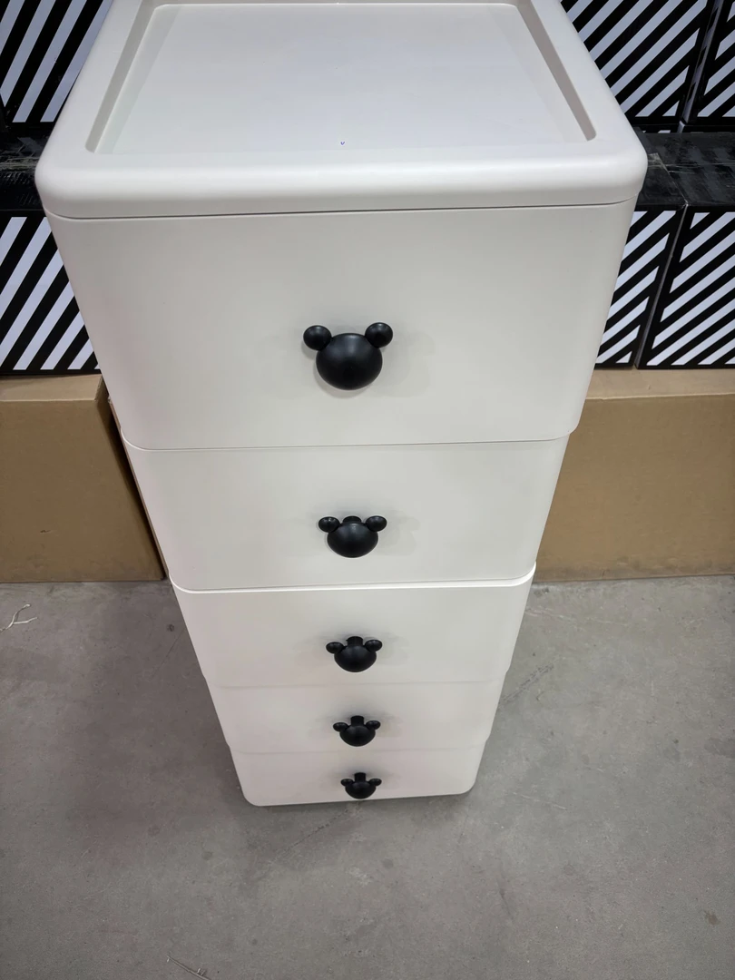 加厚抽屉式收纳柜多层零食储物柜卧室五斗柜床头柜家用客厅置物柜