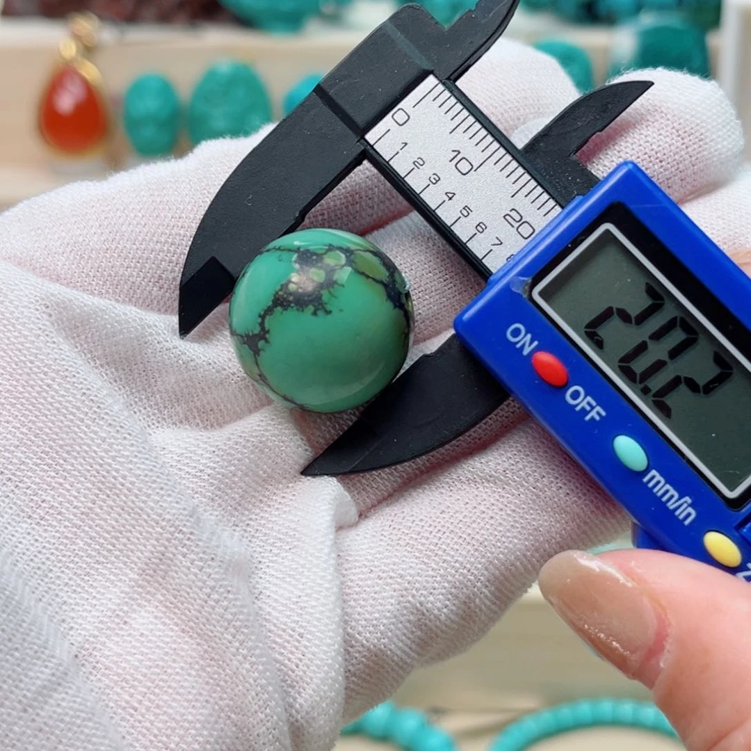 绿松石圆珠未镶嵌