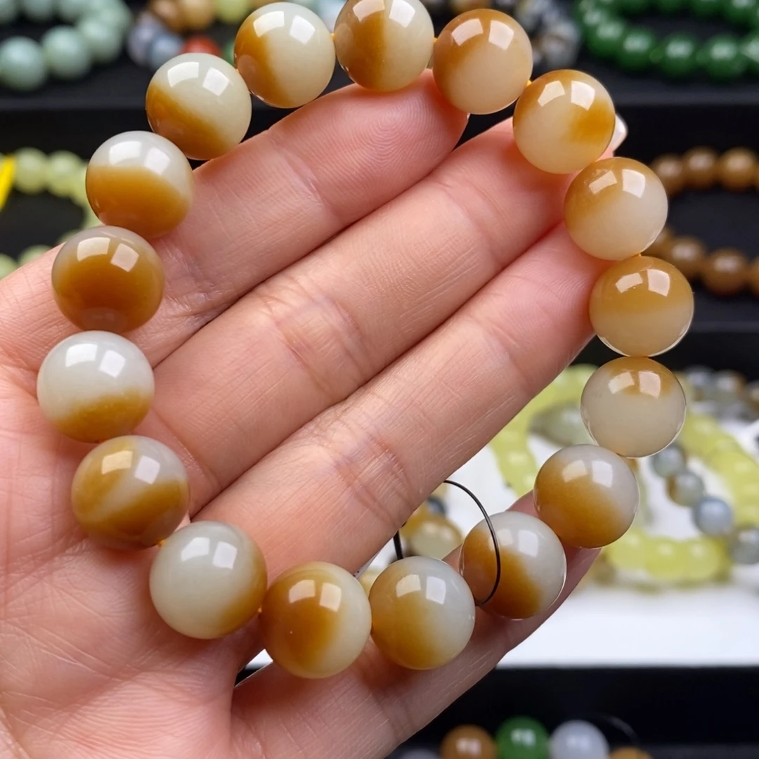 和田玉未镶嵌手串