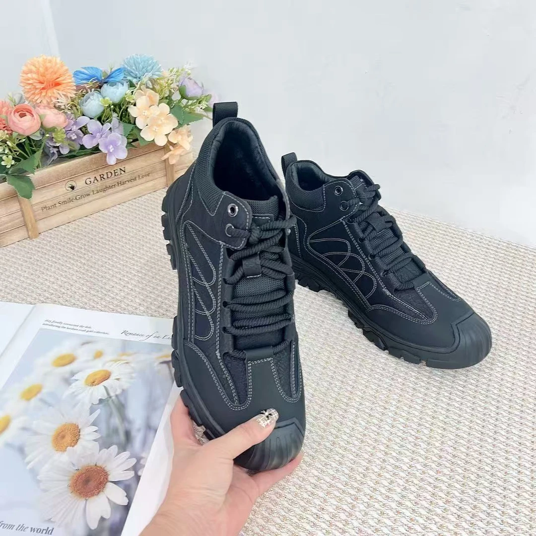 622253  新款时尚防滑工装休闲马丁靴加绒