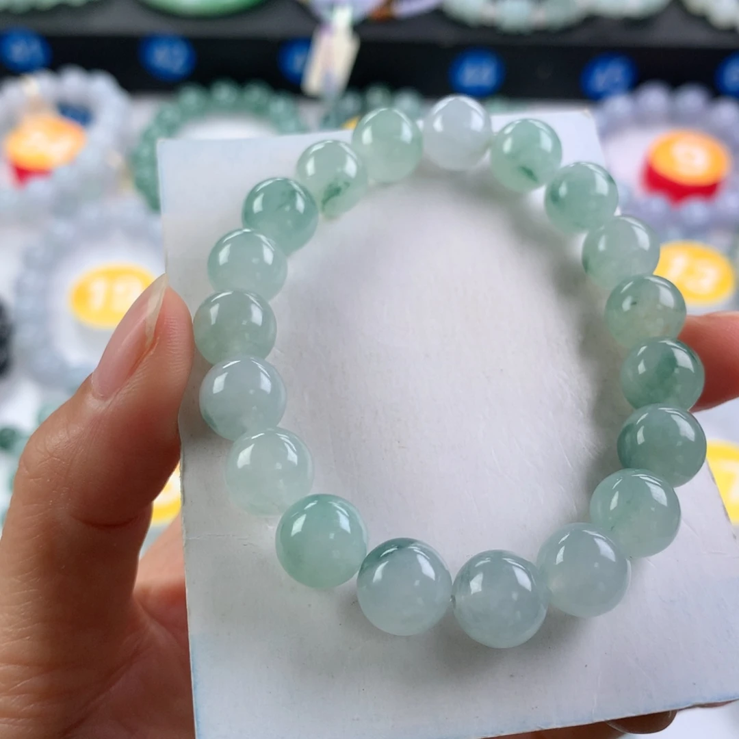 翡翠未镶嵌手链卡10