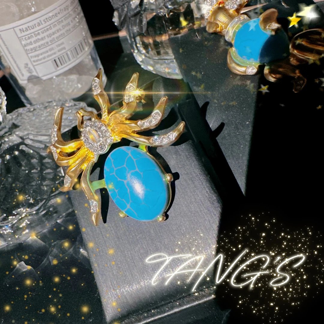 铜合金胸针 Z0522【蜘蛛木公】中古vintage 轻奢时尚复古中古胸针