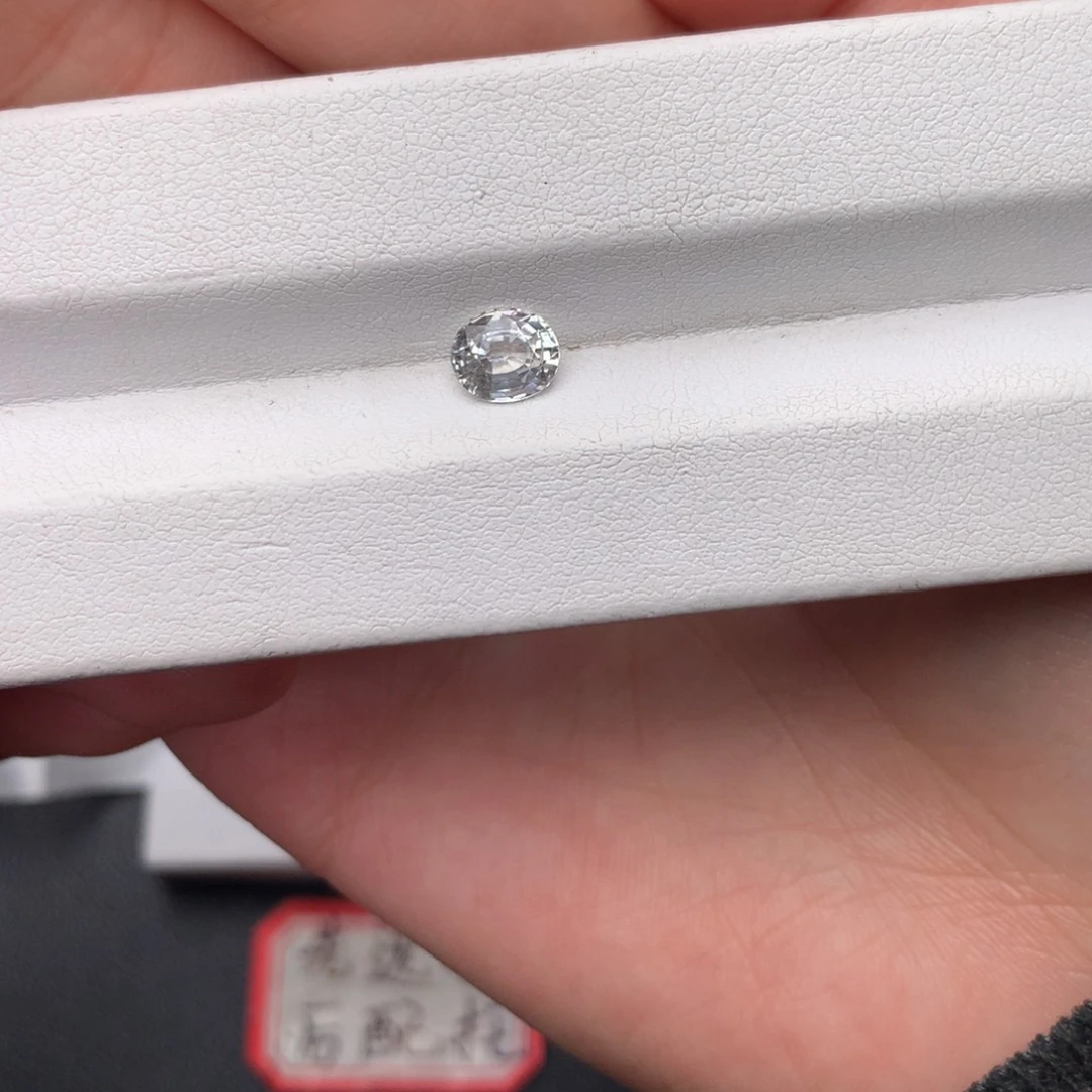 裸石蓝宝石天然白色蓝宝石