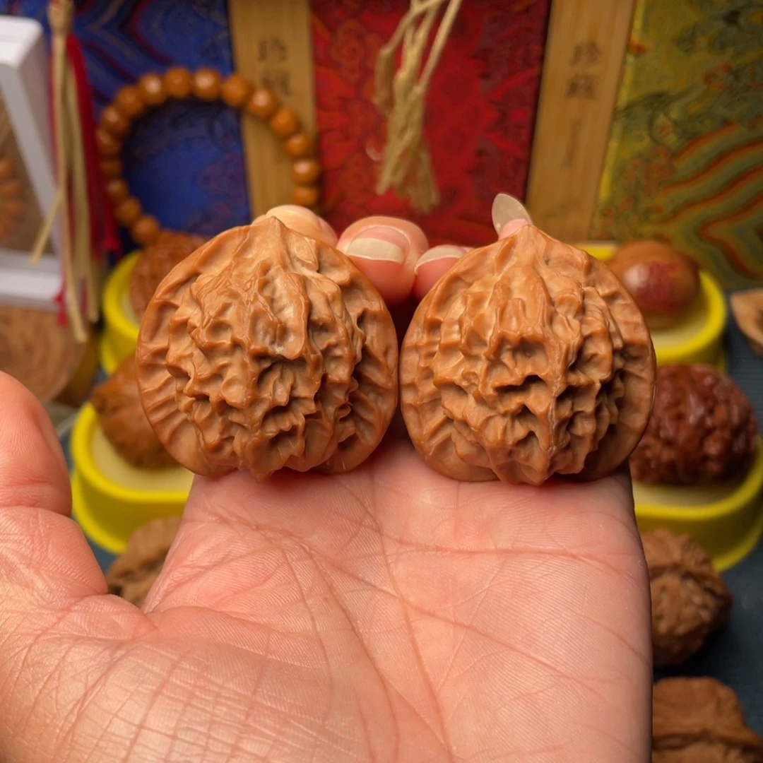 文玩核桃把件41龙鳞