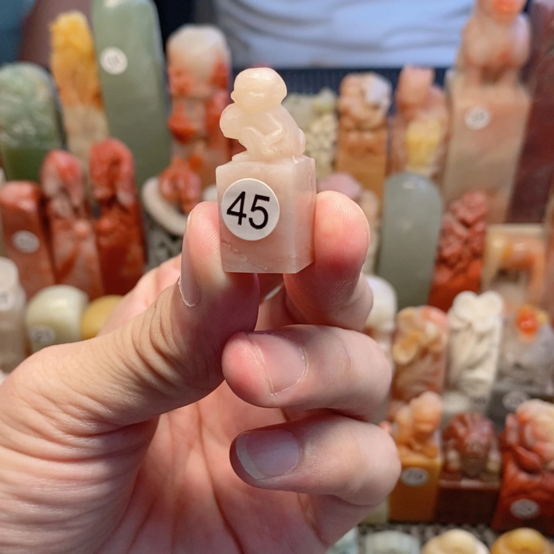 寿山石印石小****手工篆刻