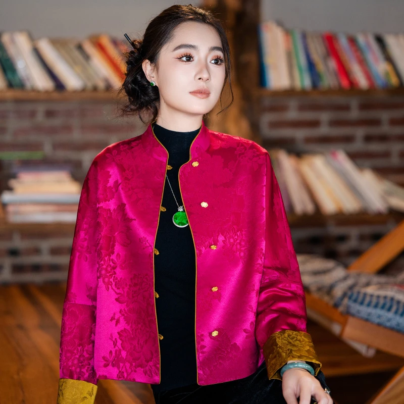 玉家人自制 | 勐润.真丝羊毛国风改良傣族服装上衣新年款