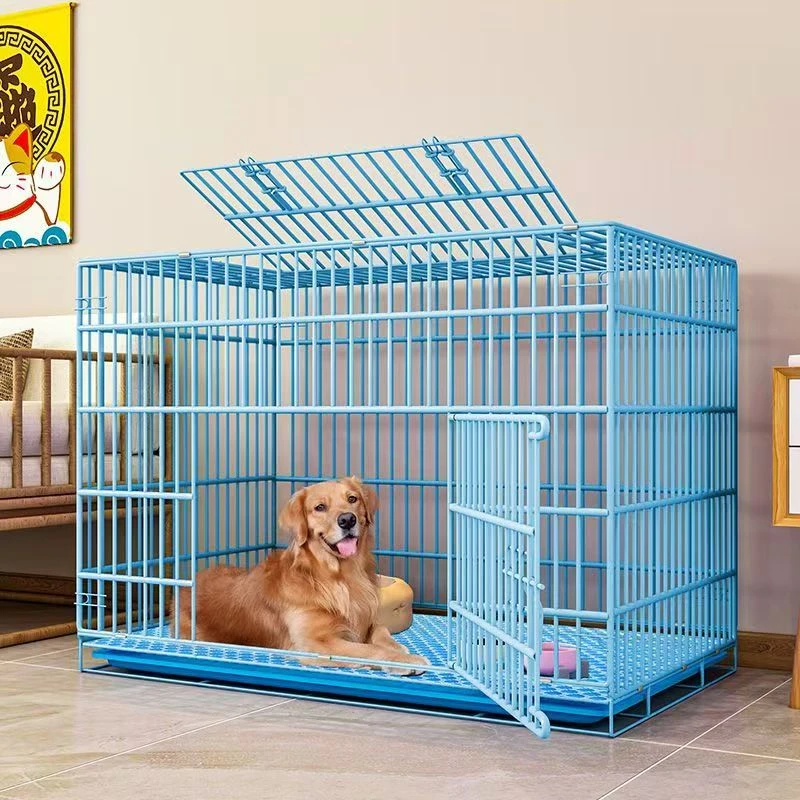 加粗可折叠家用带厕所分离狗别墅中小型犬猫宠物笼