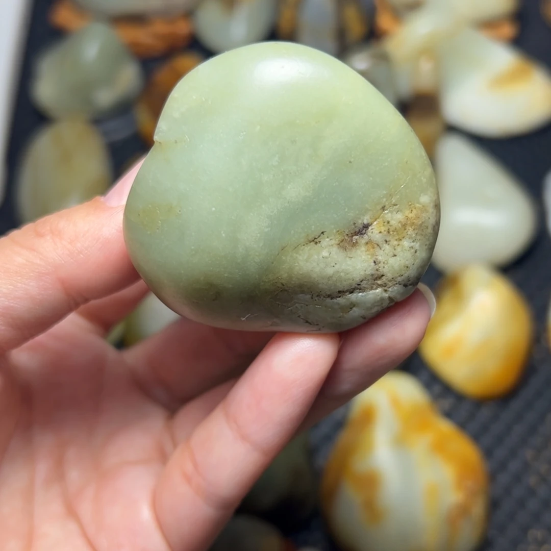 和田玉未镶嵌挂件27