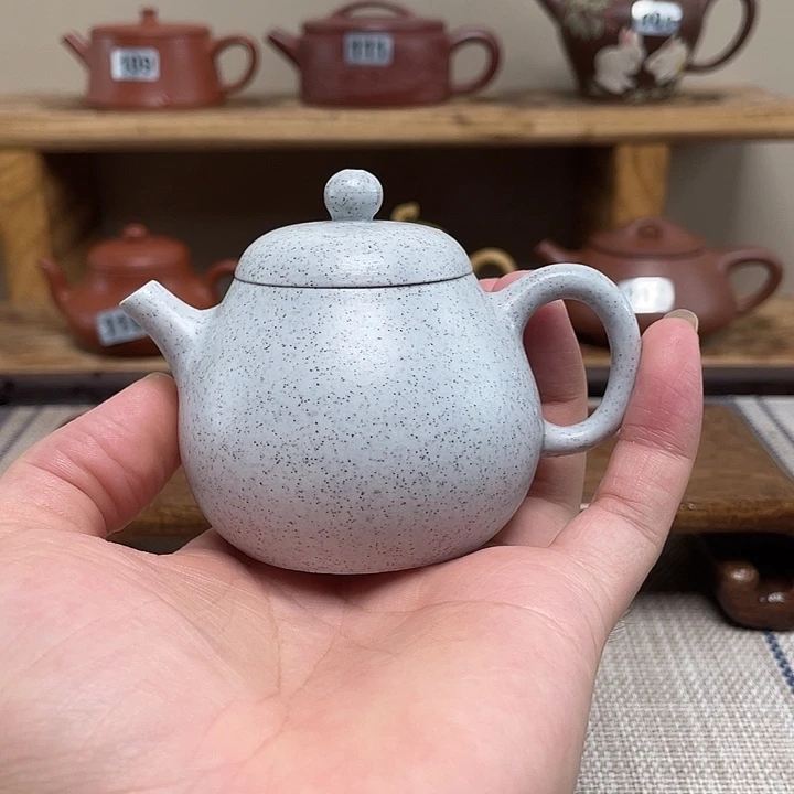 旷***叔茶壶紫砂原矿手工紫砂壶