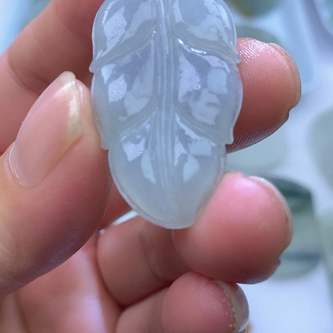 定制翡翠未镶嵌叶子