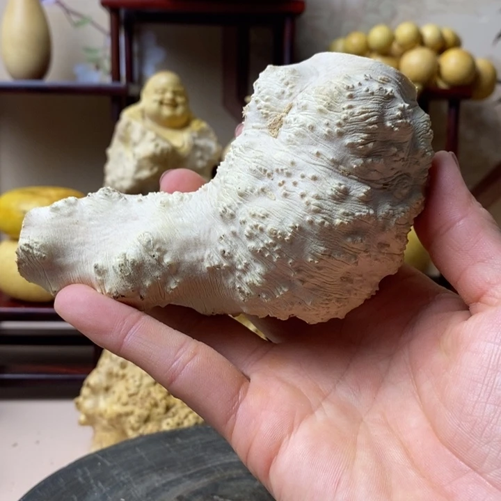 香榧木醉****坊黄杨木手把件