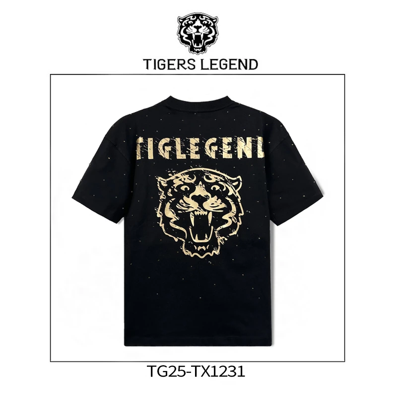 潮牌T恤男装夏季网红男装男生轻奢痞帅男装t恤短袖休闲纯棉