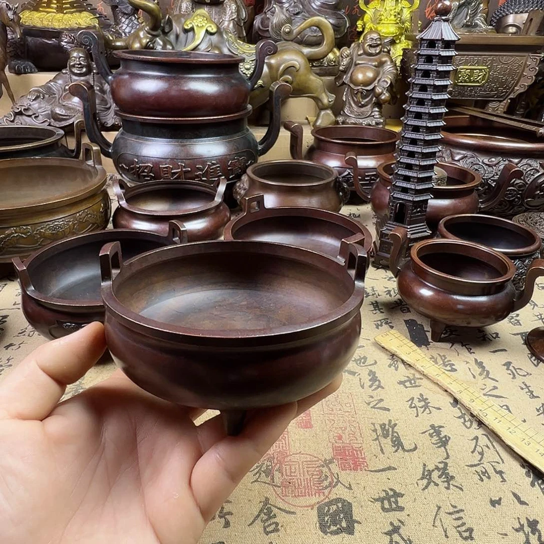 铜香炉烧家用供奉佛像炉