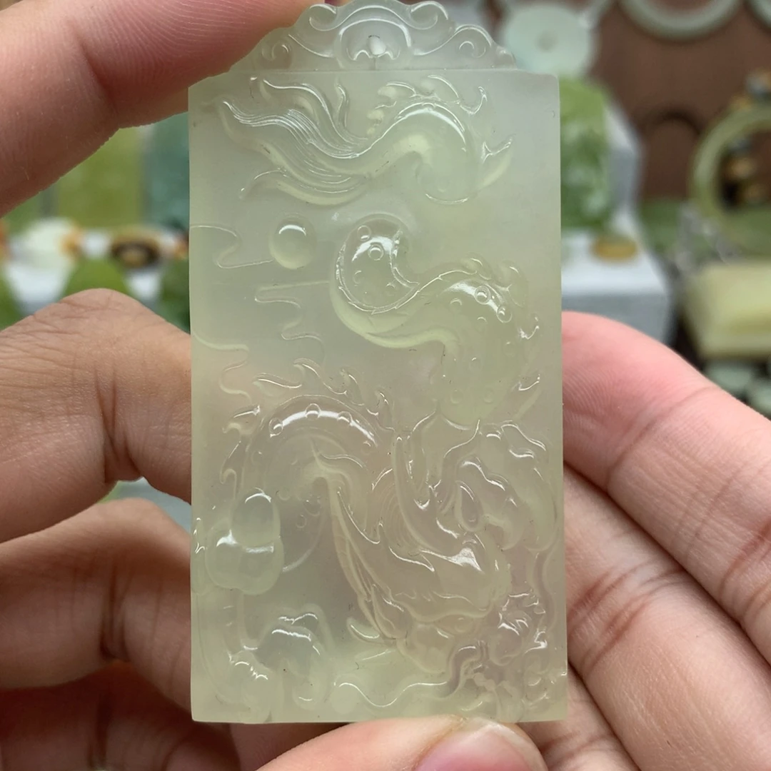 岫玉未镶嵌吊坠(不含链)