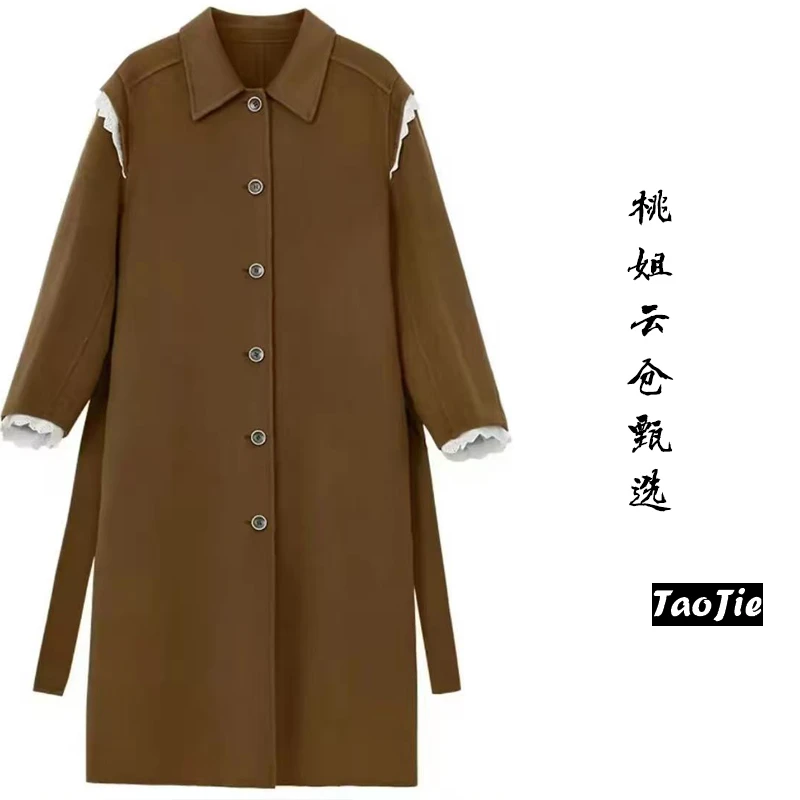 F773秋冬季气质百搭大衣外套女