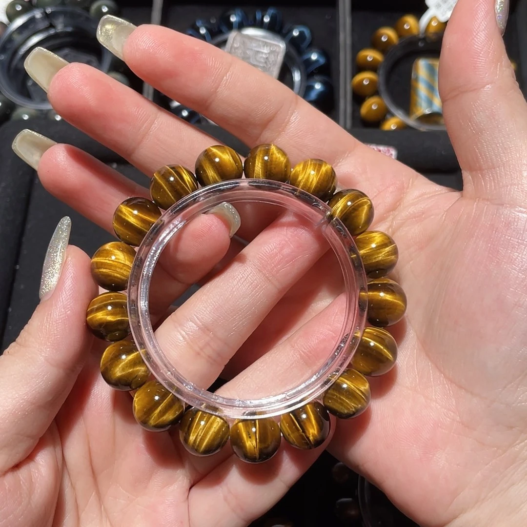 大***鸦木变石（虎睛石）未镶嵌手链