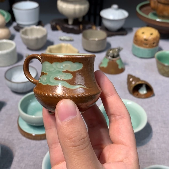 怪***叔龙泉青瓷手工制作