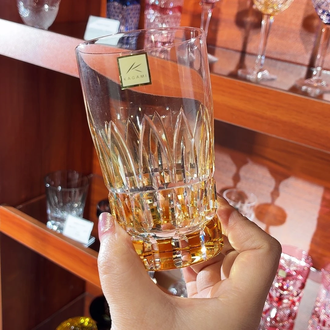 琉璃手工艺品卡噶米威士忌酒杯