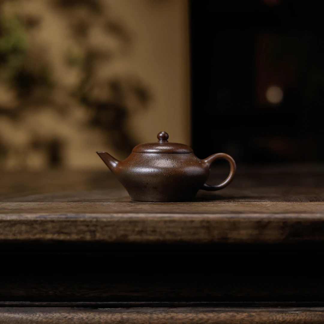 阿茶观羽宽口水平壶（观羽0635）
