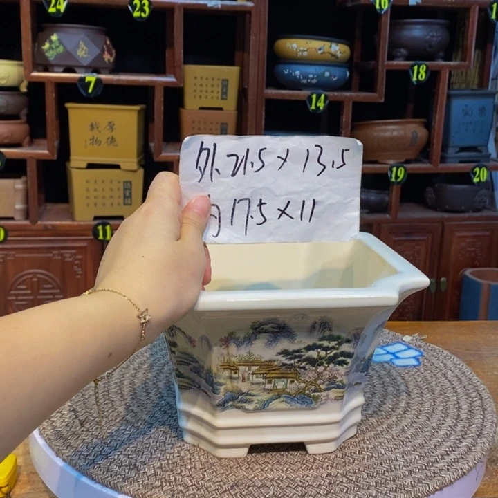 紫砂花盆紫砂花盆