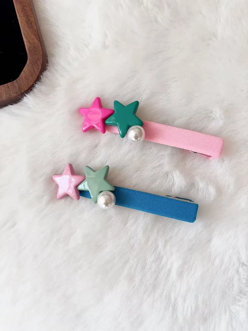 时尚ins星星发夹A534
