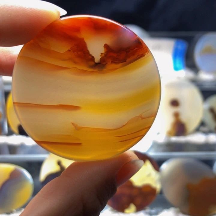 合金玛瑙/玉髓珠宝奇石100