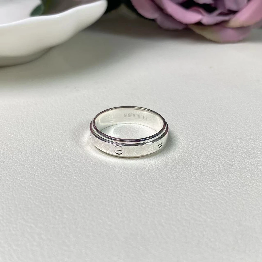 足银银制品 【铭记好物】足银戒指 QDM249H500