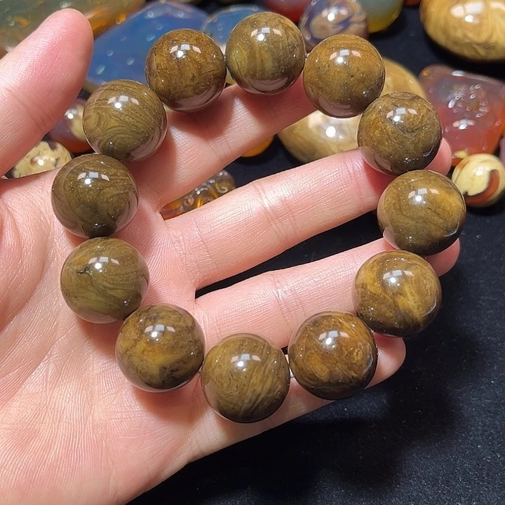 未镶嵌琥珀手串缅甸琥珀根珀20