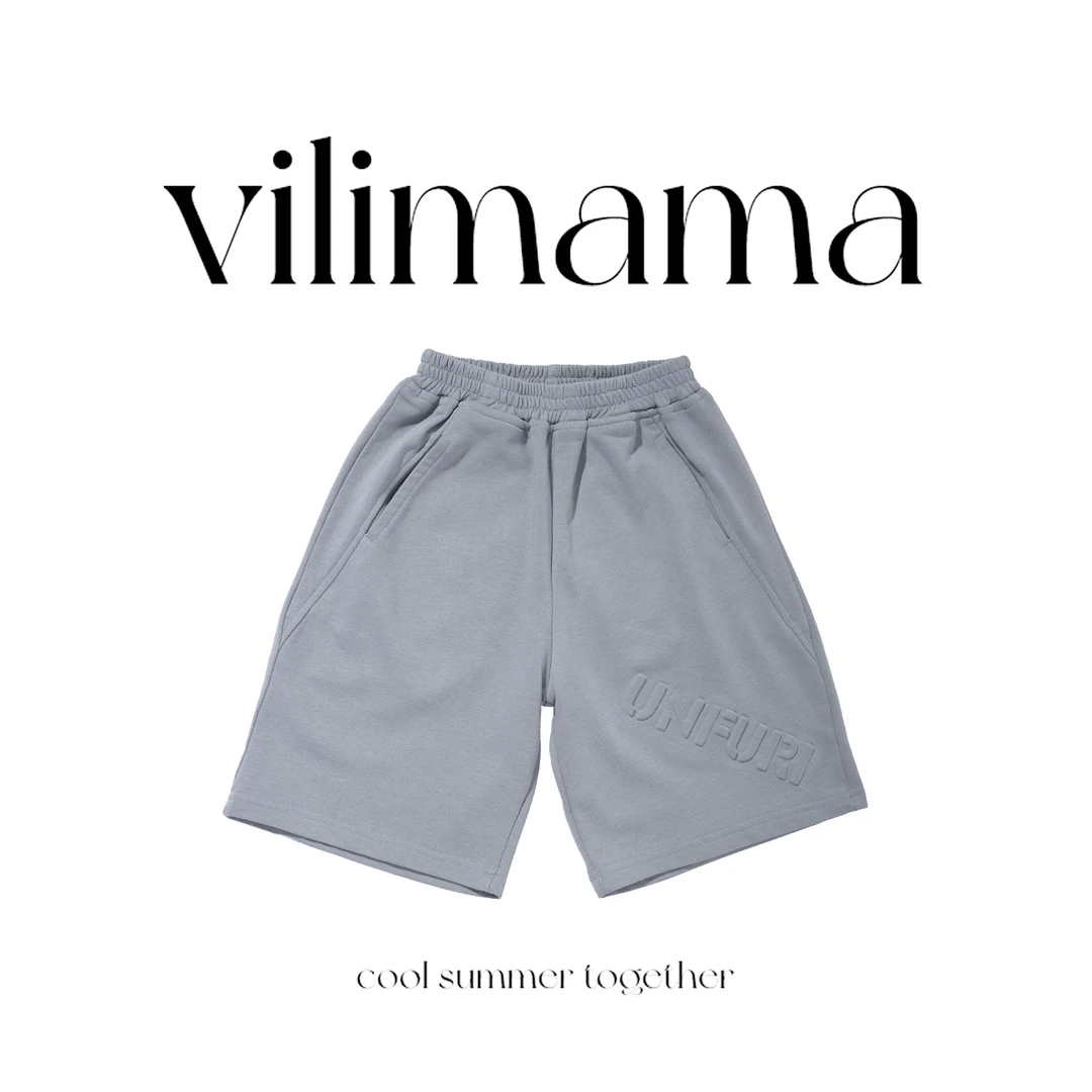 vilimama25年夏季男女童立体压花中裤64041