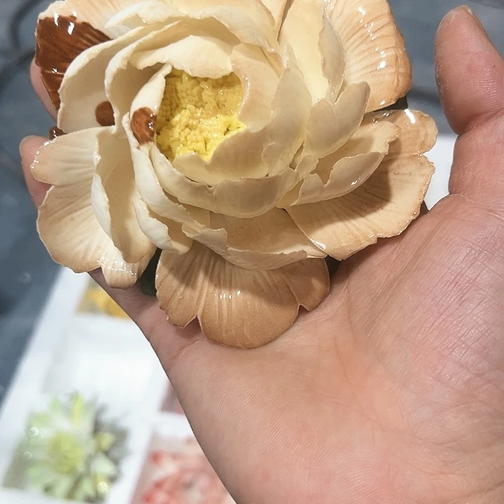 陶瓷花花摆件，花束