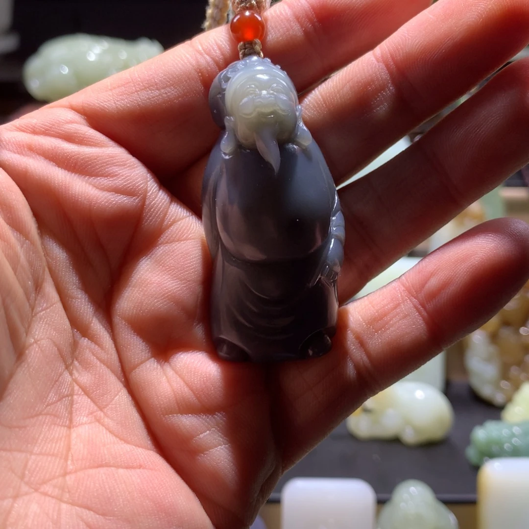 和田玉未镶嵌挂件