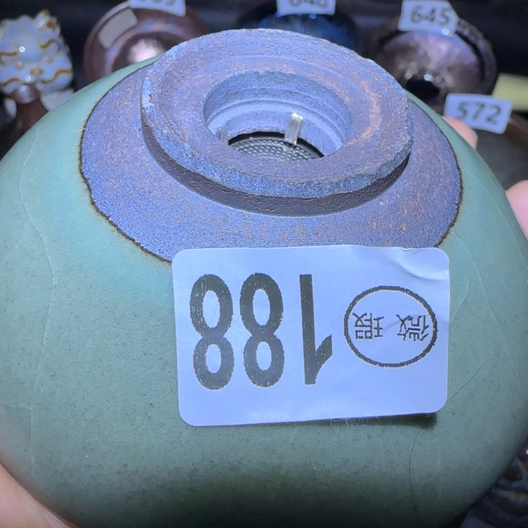 茶盏紫*福建盏茶器瑕疵茶漏