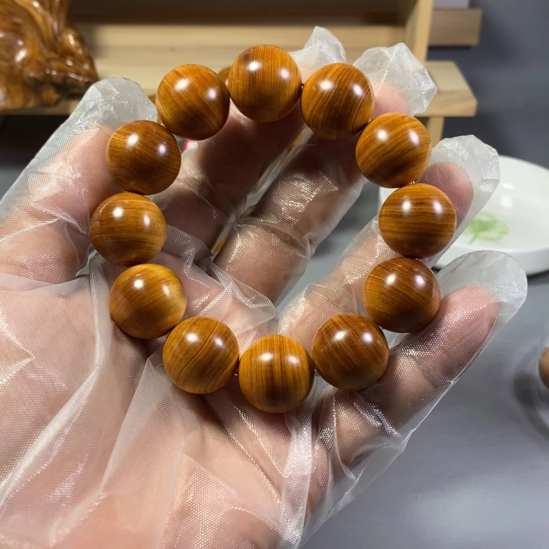 柏木手串/手链2.0毛毛骨料年纹细腻如丝味道浓郁太行陈化