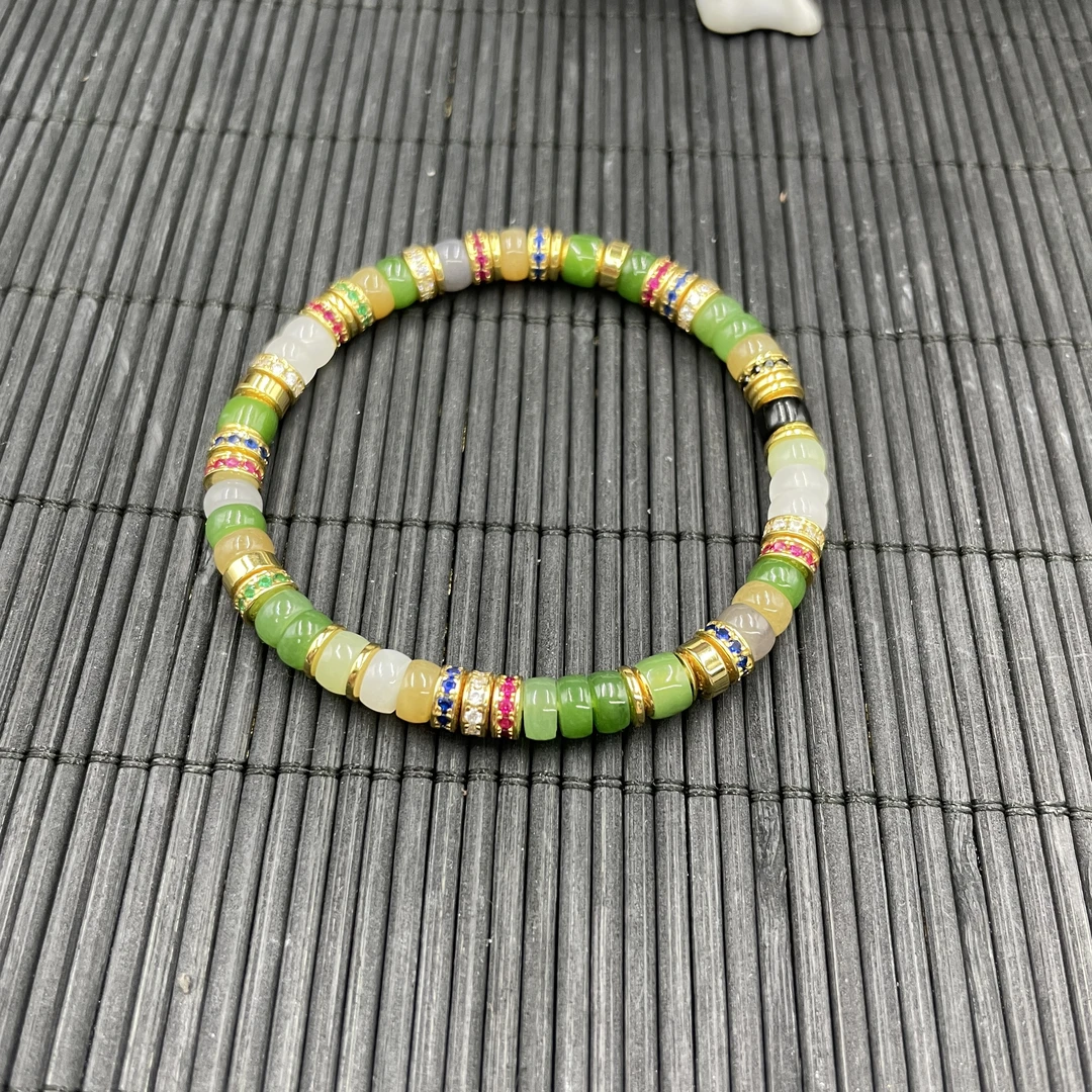 BYXJFXH标1113 北玉精选 和田玉手串 多样性发货