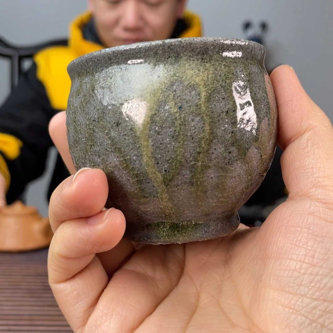 茶壶紫砂柴烧缸杯120cc