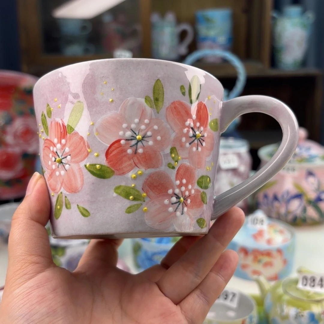 景德镇手绘高温釉下彩陶瓷茶具