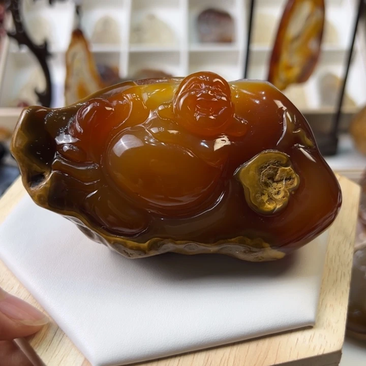 玛瑙/玉髓颈饰未镶嵌?***忆