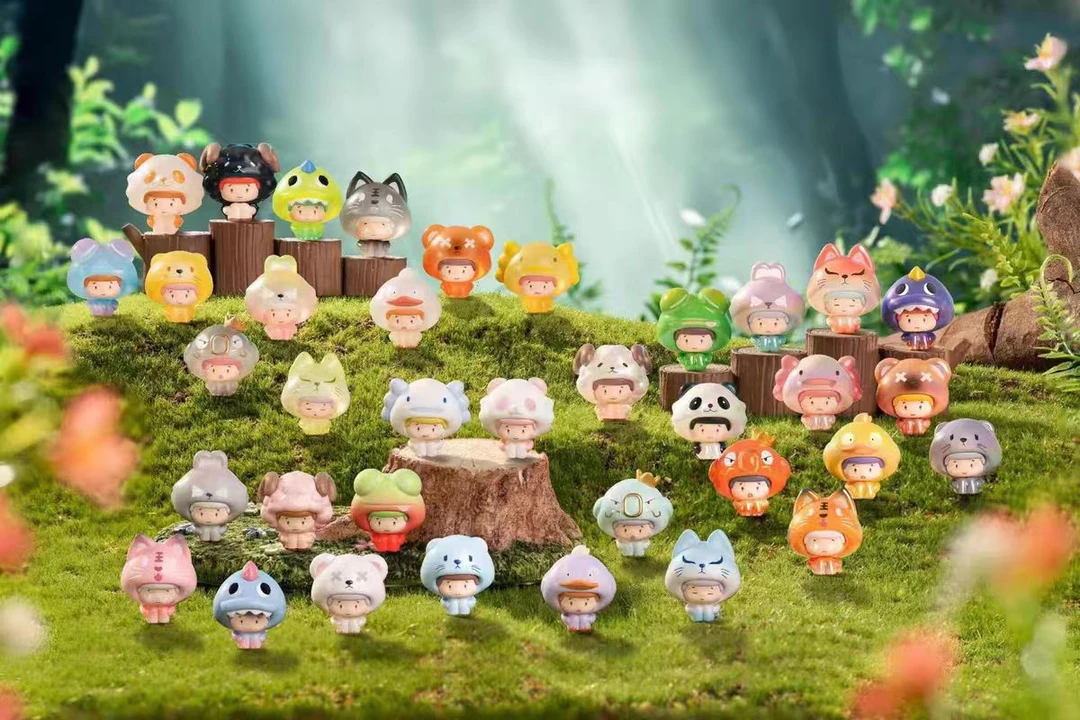 【拆盒】娃三岁发夹/莫嘟自然朋友系列盲盒萌粒-彬彬/加加